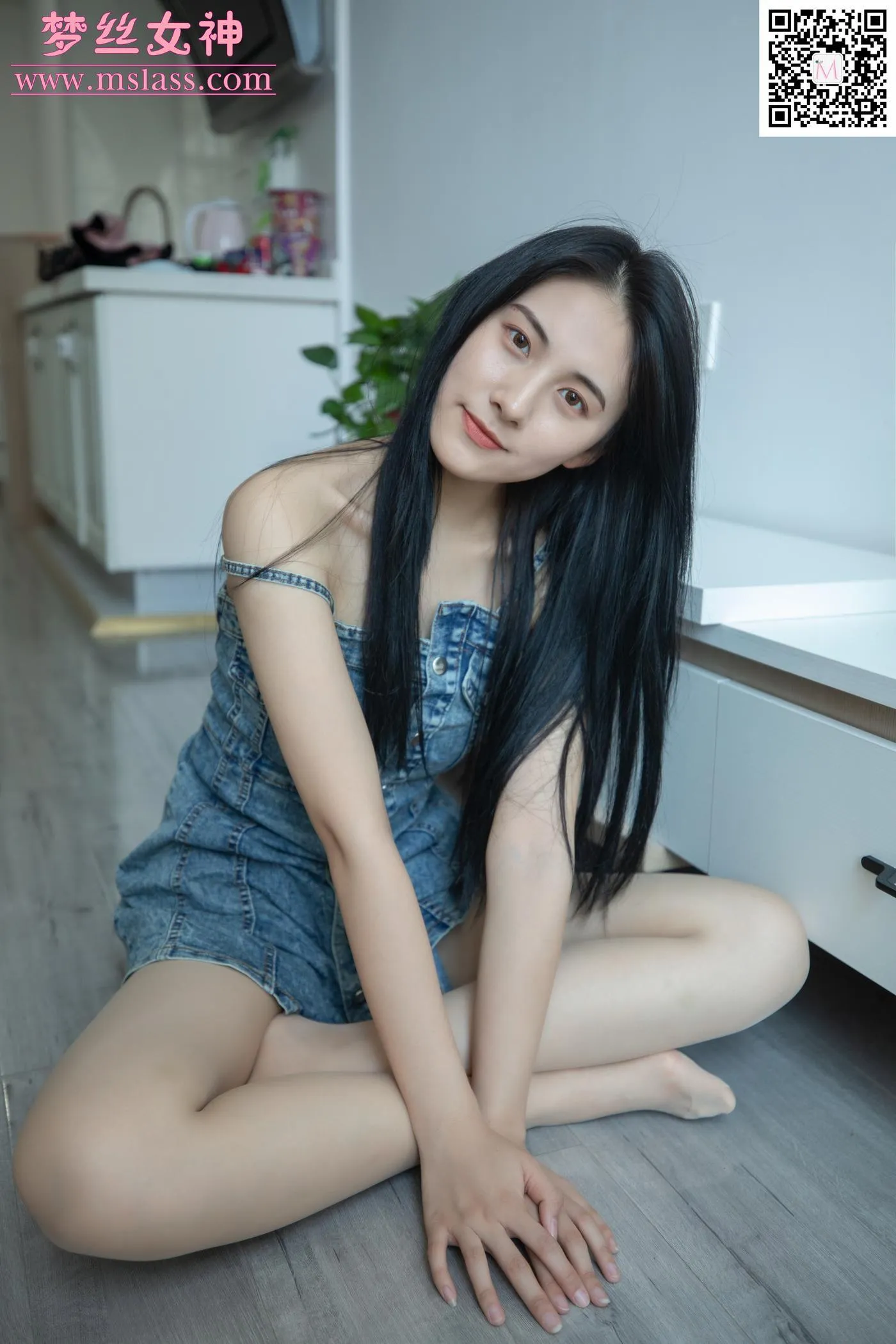 [MSLASS梦丝女神] 2020.06.27 NO.116 小允儿 牛仔连衣裙 [62P]插图7
